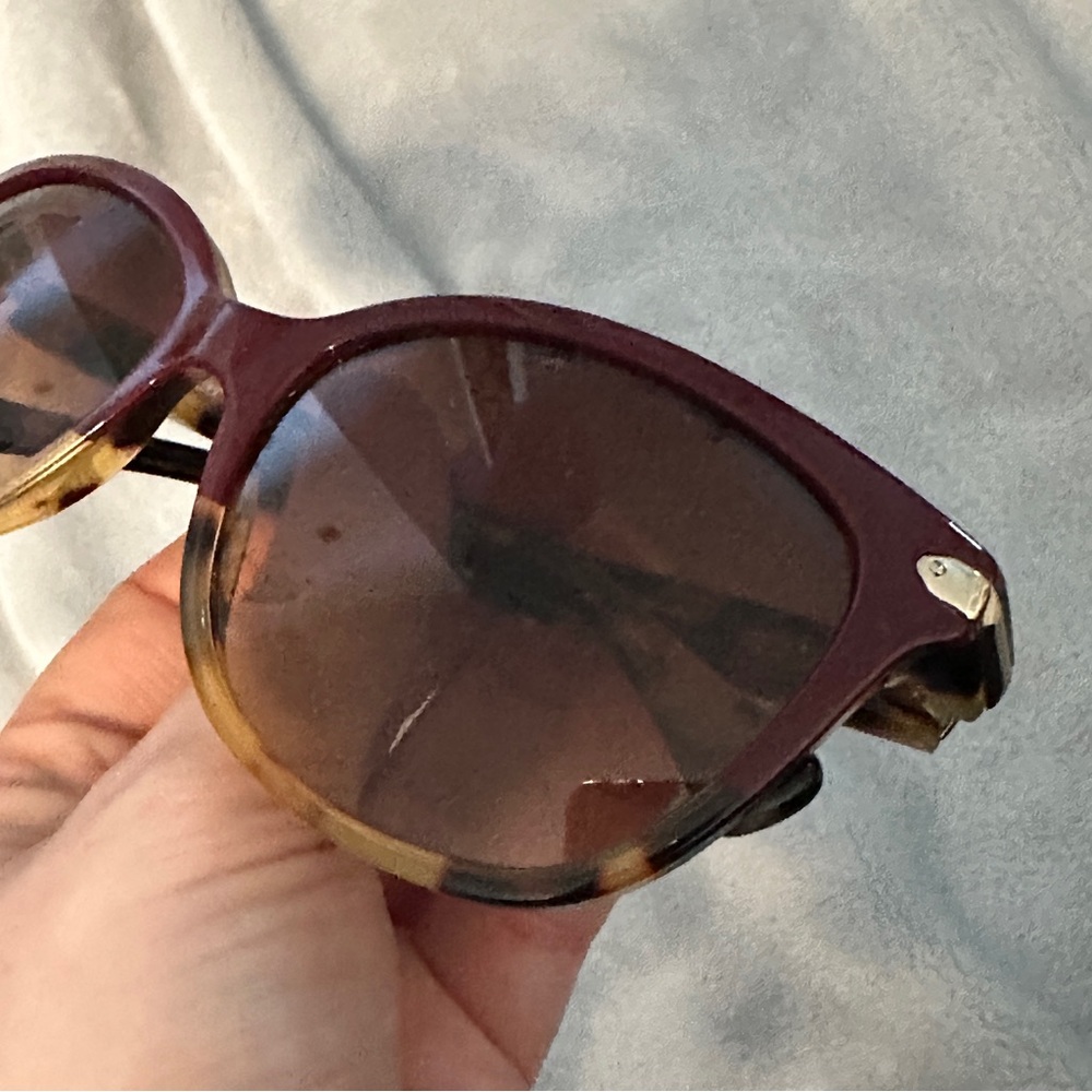 Coach Maroon Tortoise Sunglasses - Picture 7 of 12